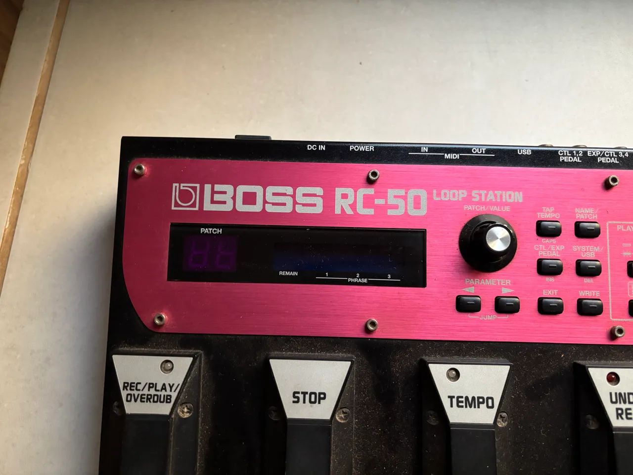 Pedal Boss Rc 50 loopstation Raridade