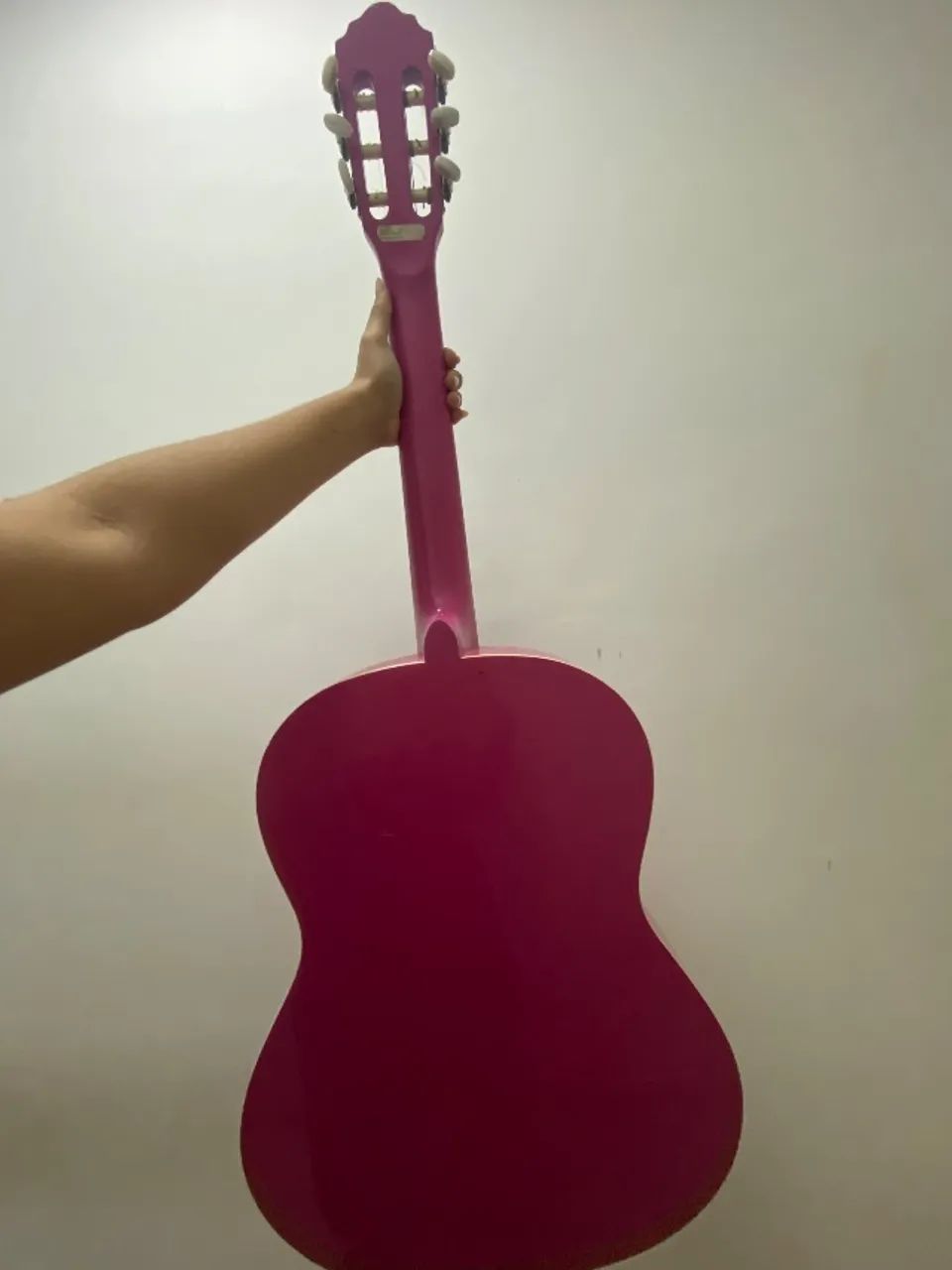 violão start giannini rosa com capa da Sonata  - Foto 2