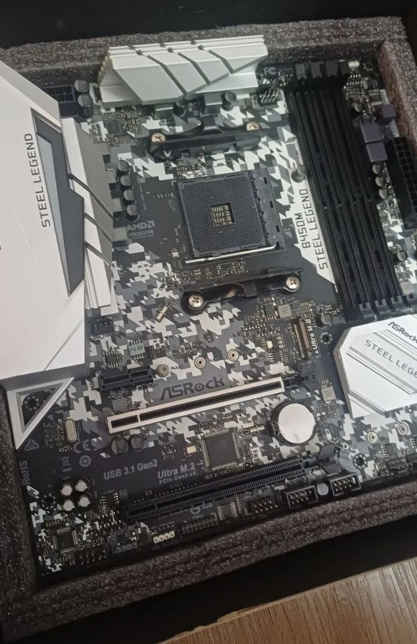 Placa Mãe Steel Legends B450M - Foto 2