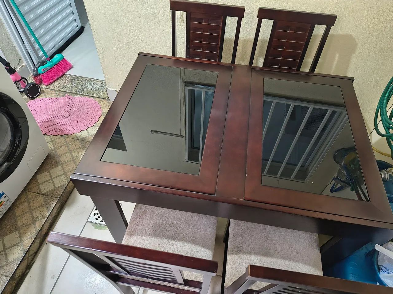 Mesa de jantar com 4 cadeiras - Foto 4
