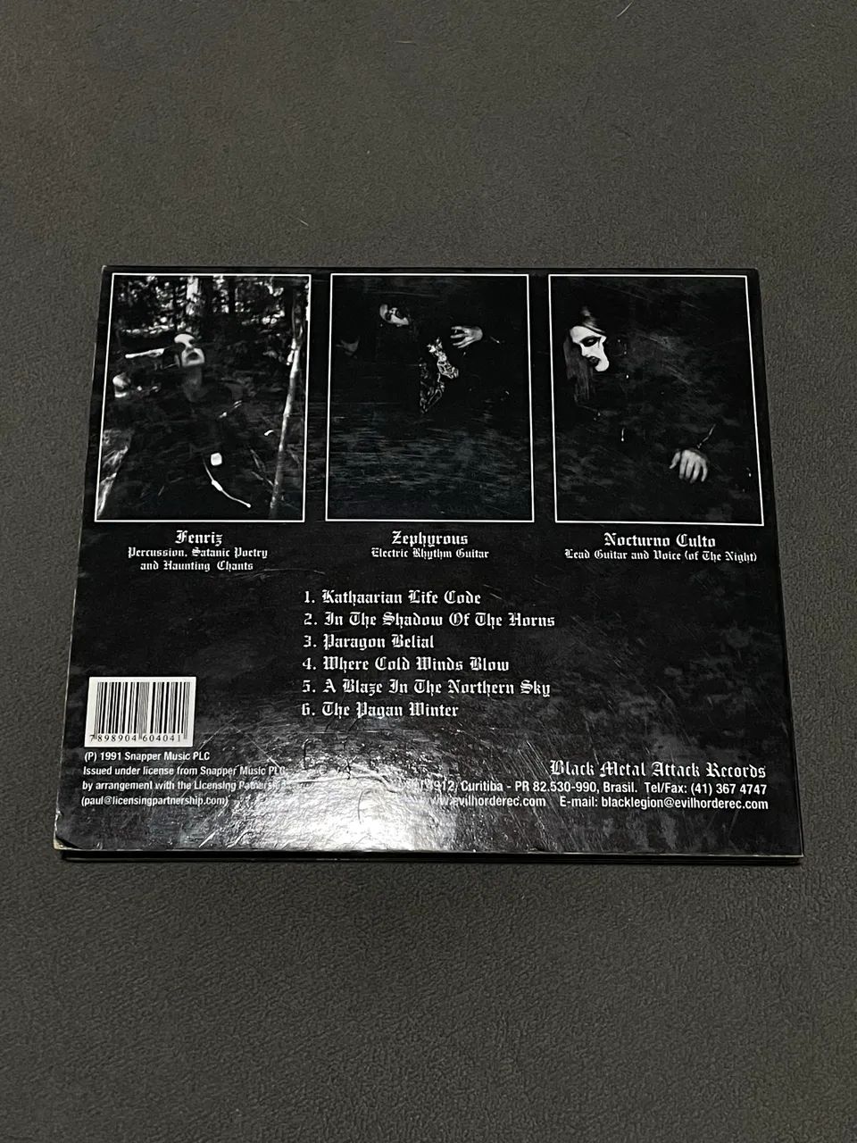 CD Seminovo Darkthrone - A Blaze in the Northern Sky | Clássico