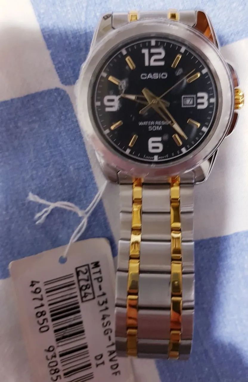 Relógio Casio Enticer MTP-1314SG-1AV - Foto 3