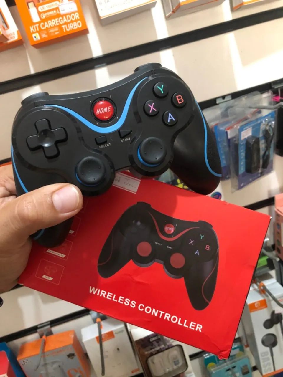 X3 Controle Sem fio - Joystick Bluetooth - Foto 2