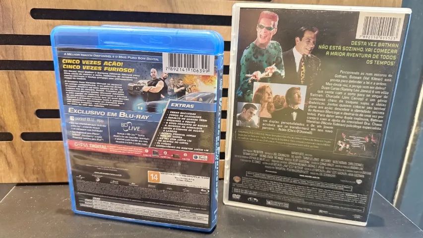 Velozes e Furiosos 5 (Blu Ray Original Brasileiro) + Brinde DVD Batman Eternamente - Foto 4