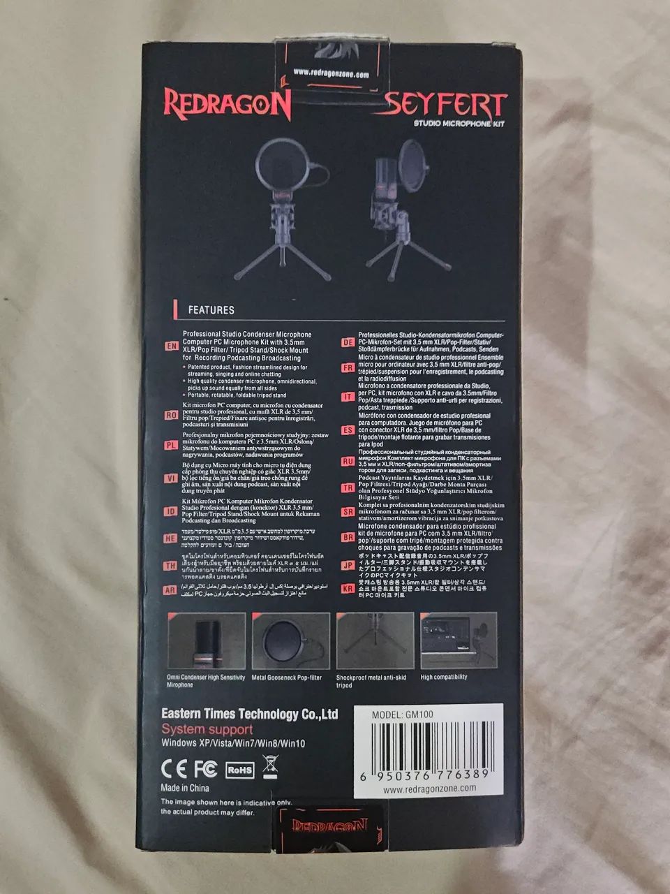 Microfone Gamer Redragon Seyfert - Foto 3