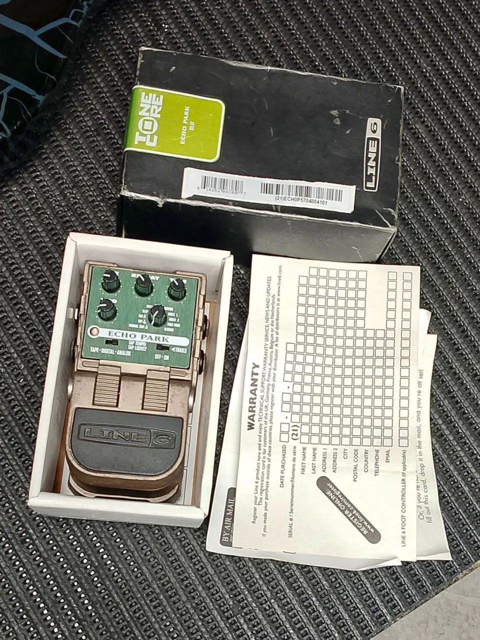 Pedal Guitarra Line 6 ToneCore Echo Park - Instrumentos musicais