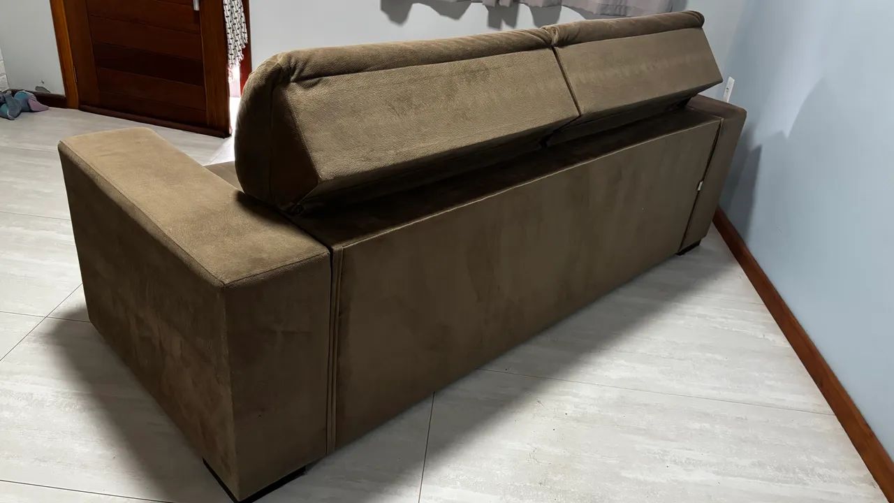 Vendo sofá retrátil e reclinável - Foto 4