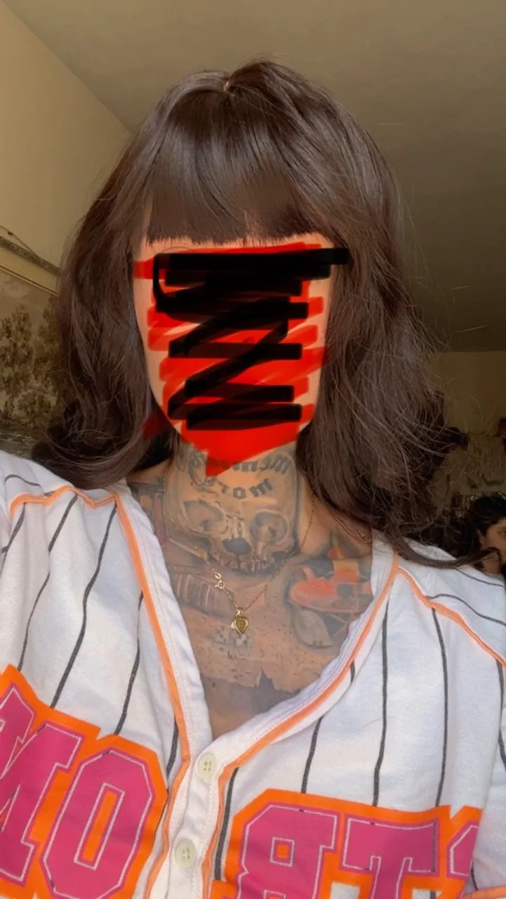 Peruca, Lace, Wig longa ondulada com franja - Foto 2