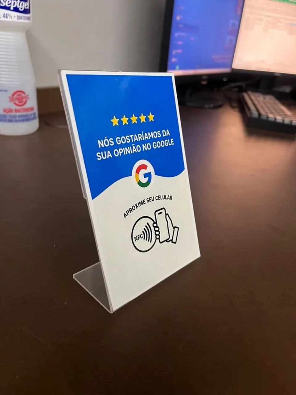 Placas de avaliação rápida Google NFC  - Foto 4