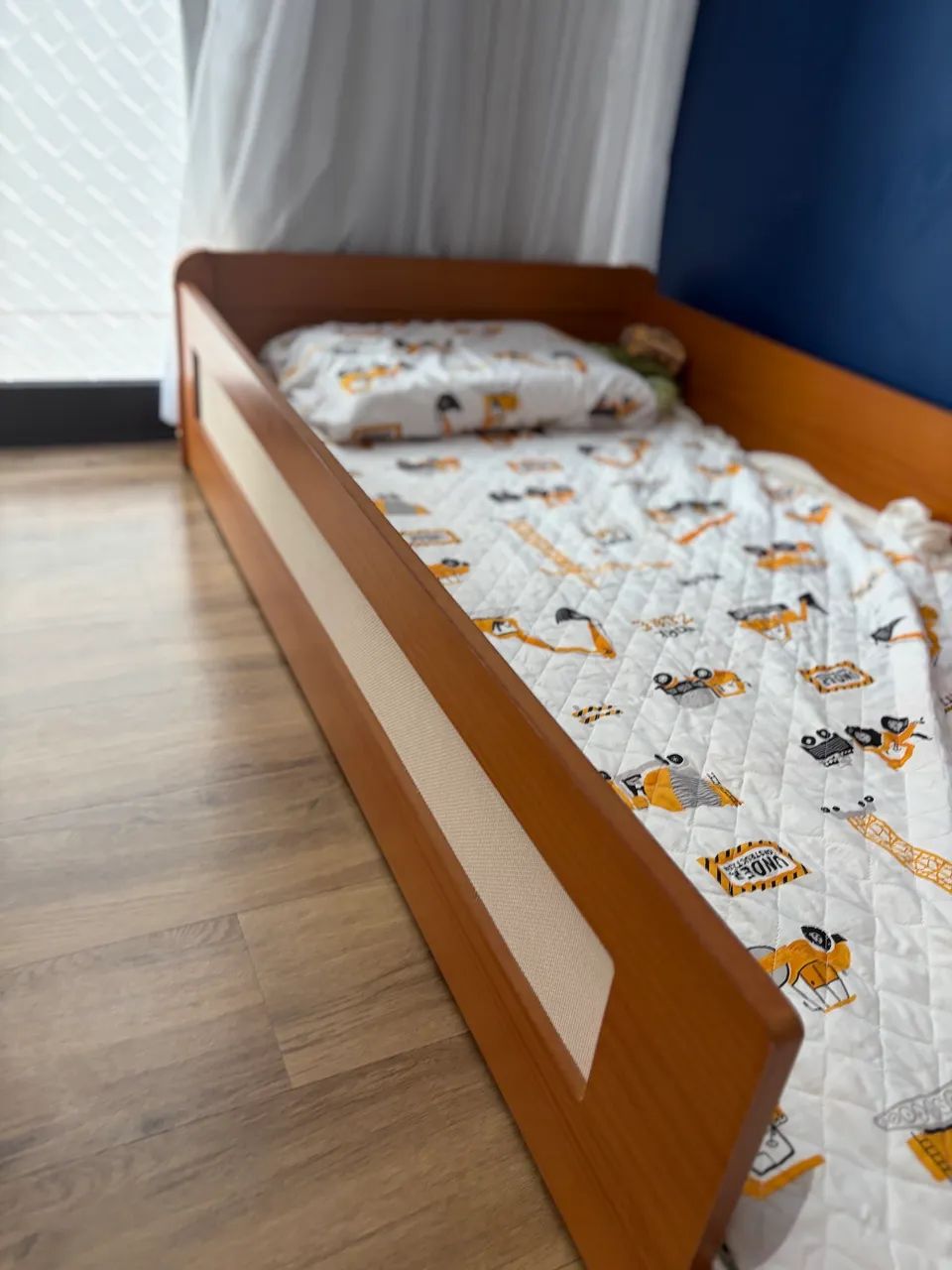 Cama de Madeira e palha indiana Dolce Spazio - Foto 5