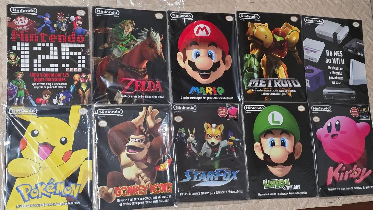 Lote 10 Revistas Nintendo World Collection