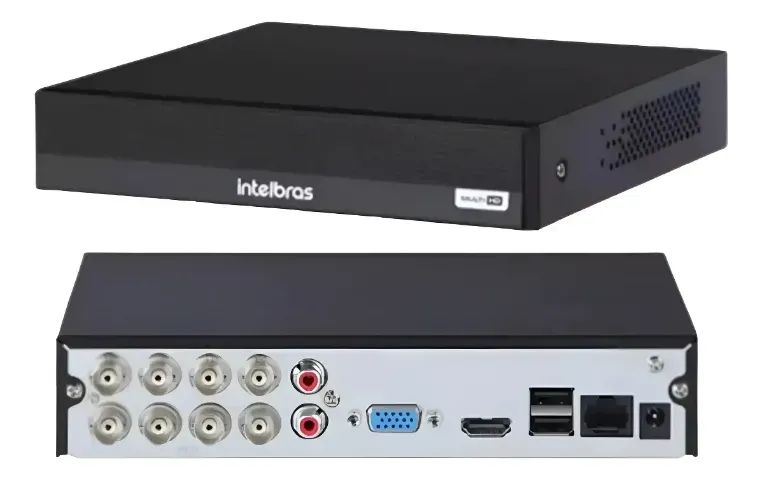 DVR 8 canais Intelbras sem HD 