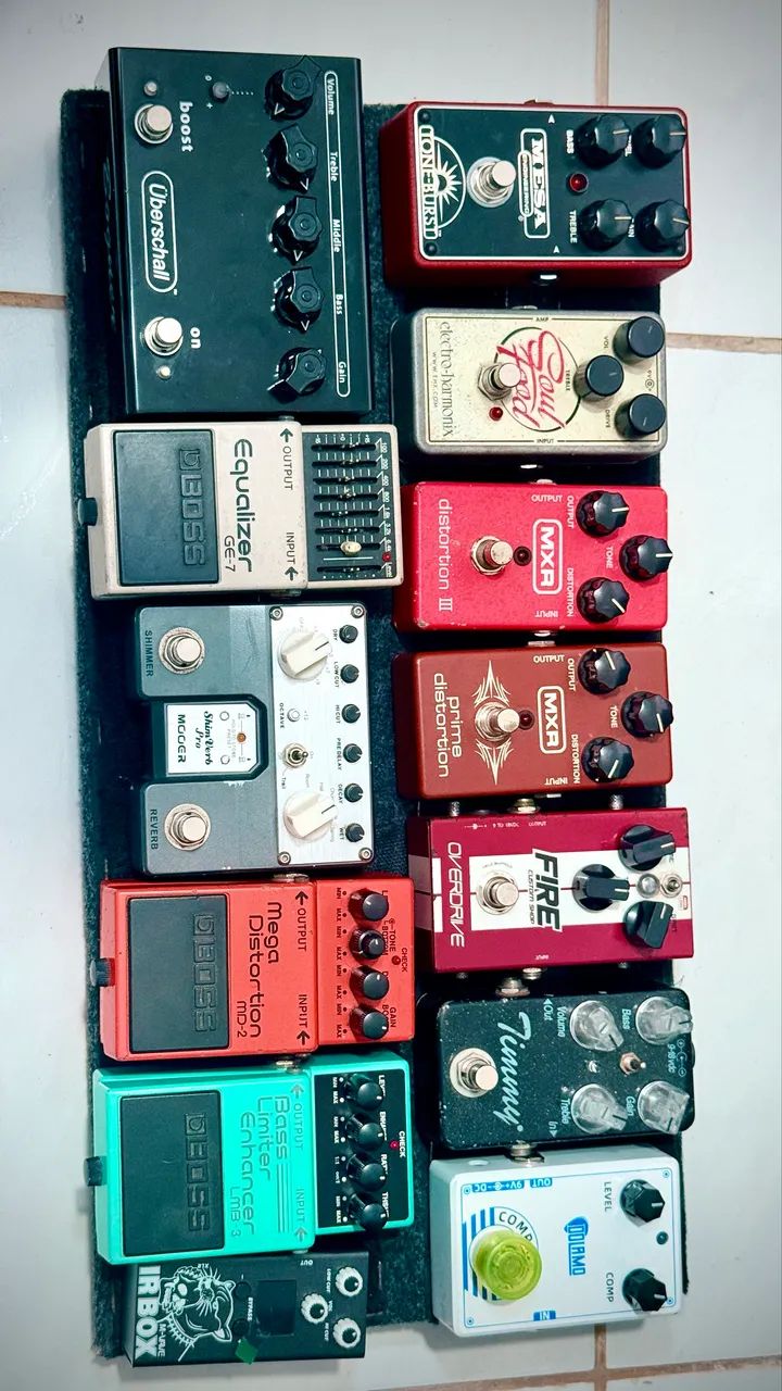 Pedais de guitarra- Setup