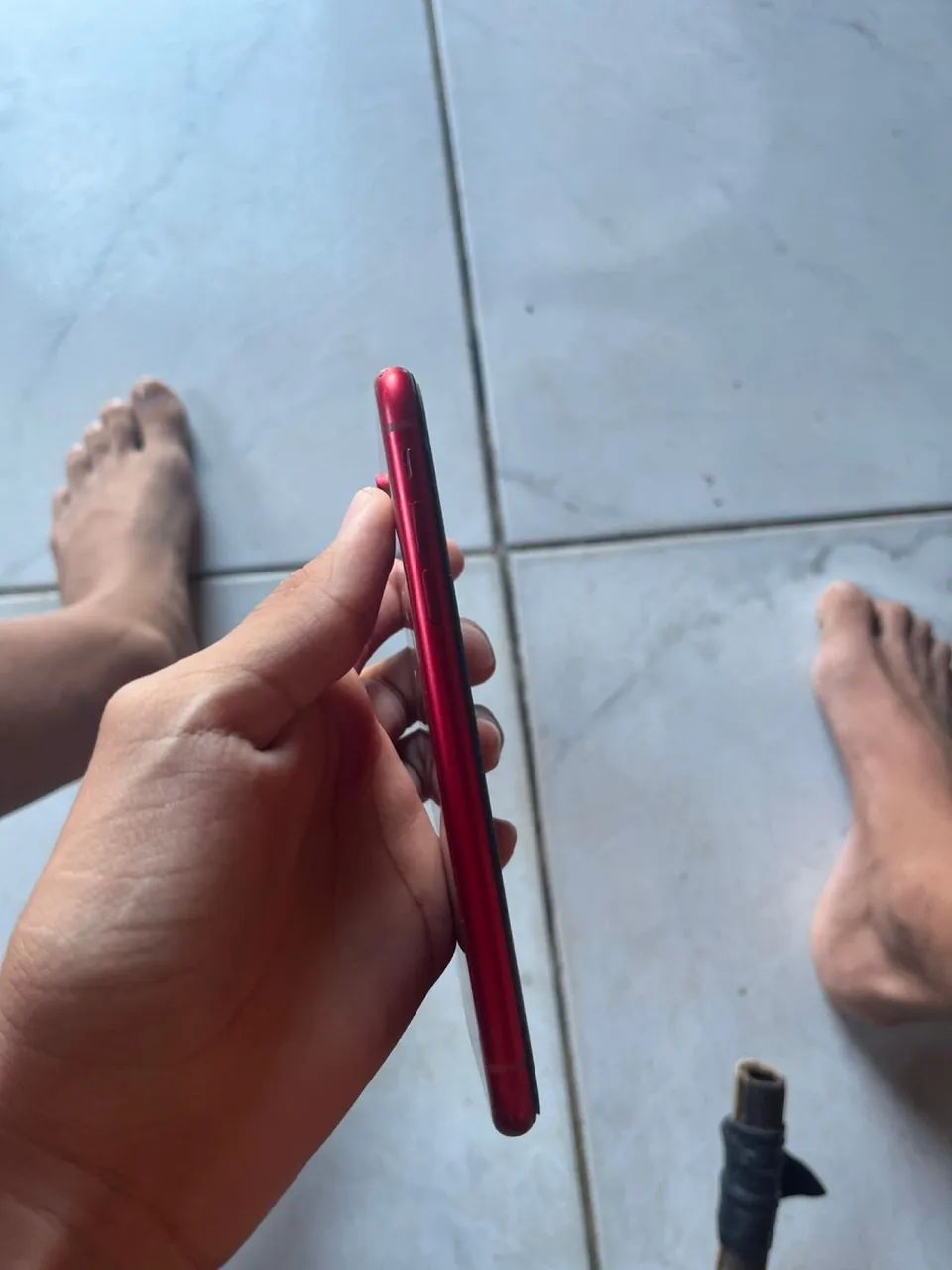 iphone xr vermelho em perfeito estado 