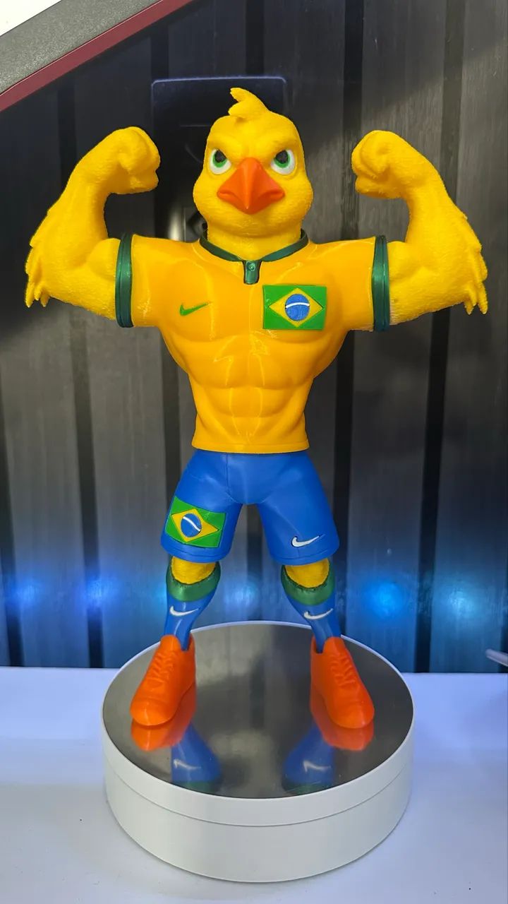 Mascote do Brasil - canarinho furioso  - Foto 4