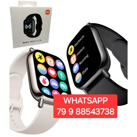 XIAOMI WATCH 5 LITE GPS INTEGRADO STRAVA PRATA E PRETO - LACRADOOOOOOOOO
