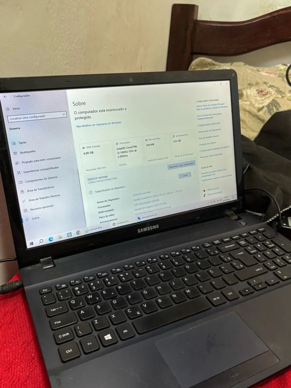 NOTEBOOK SAMSUNG CORE i5