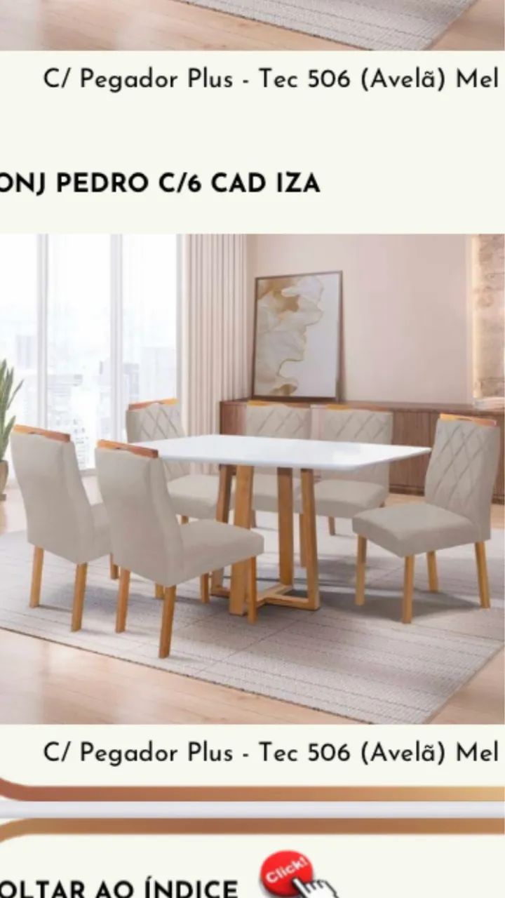 Mesa 6 lugares 