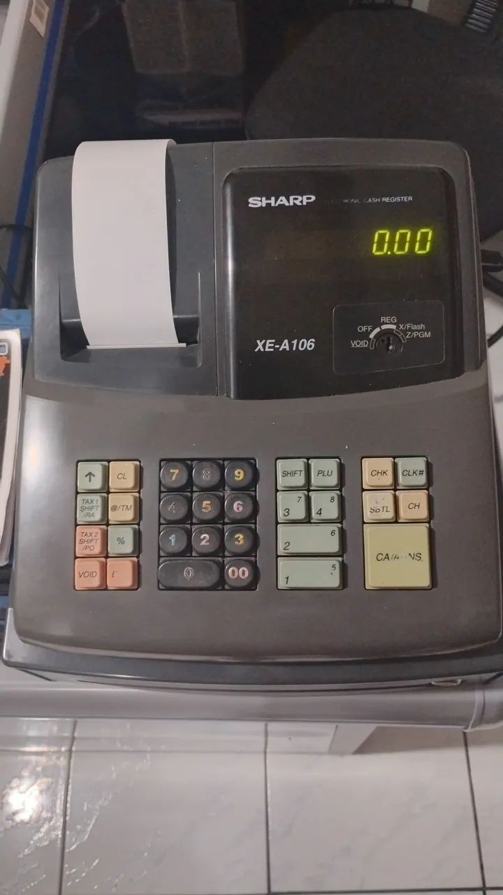 Máquina registradora manual 