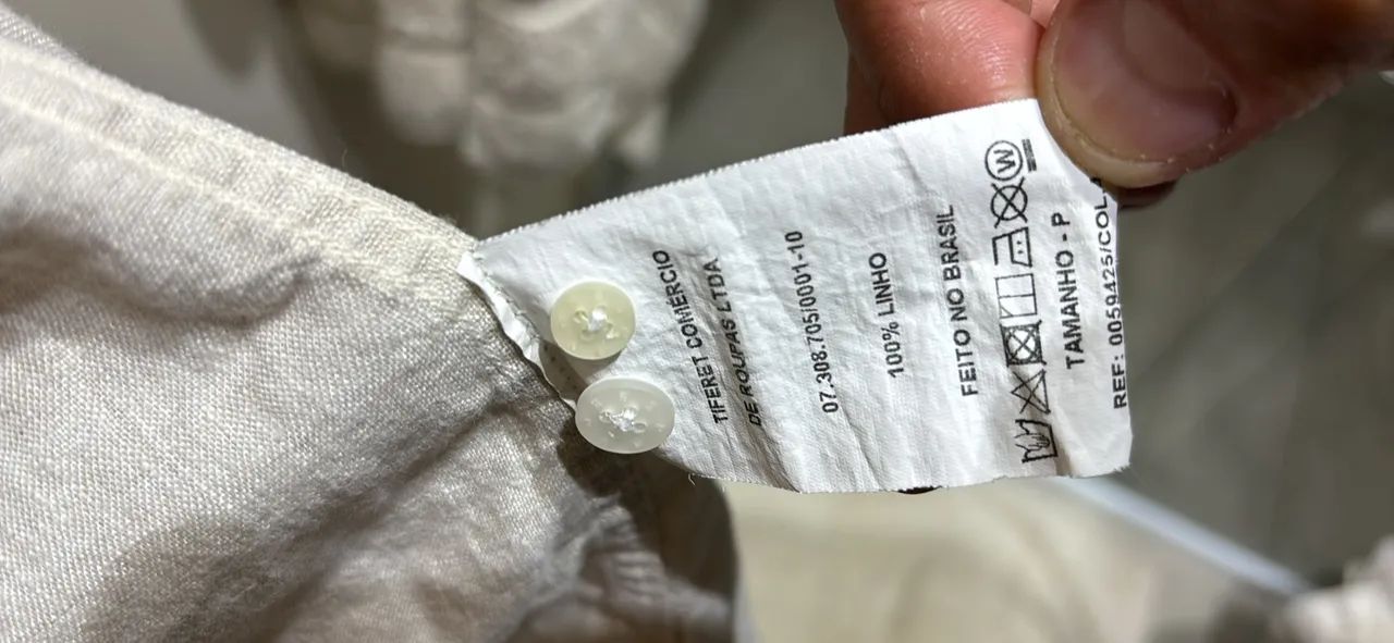 Vendo camisa de linho RESERVA original. - Foto 4