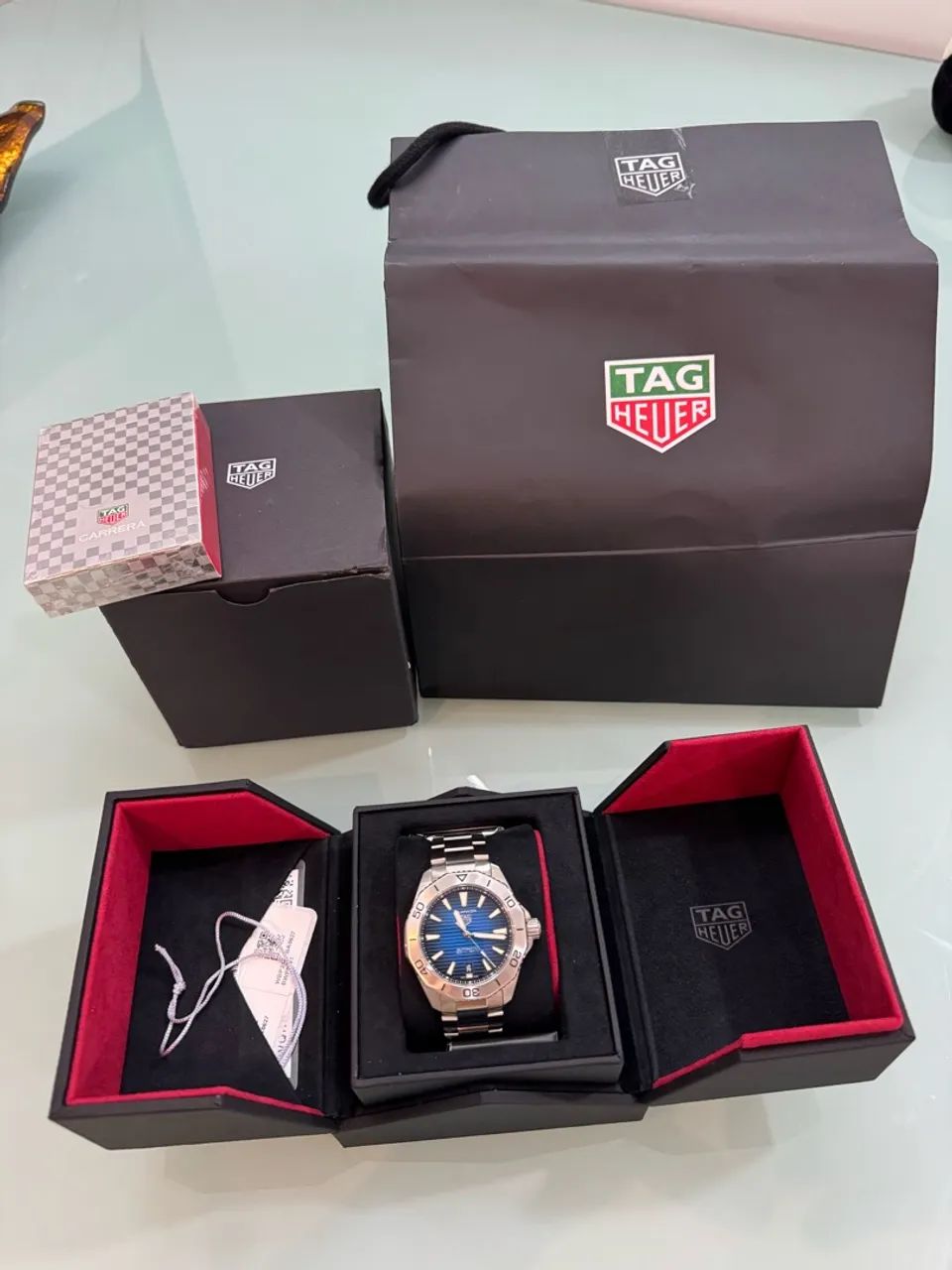 Tag Heuer Aquaracer automático novo zero caixa completa