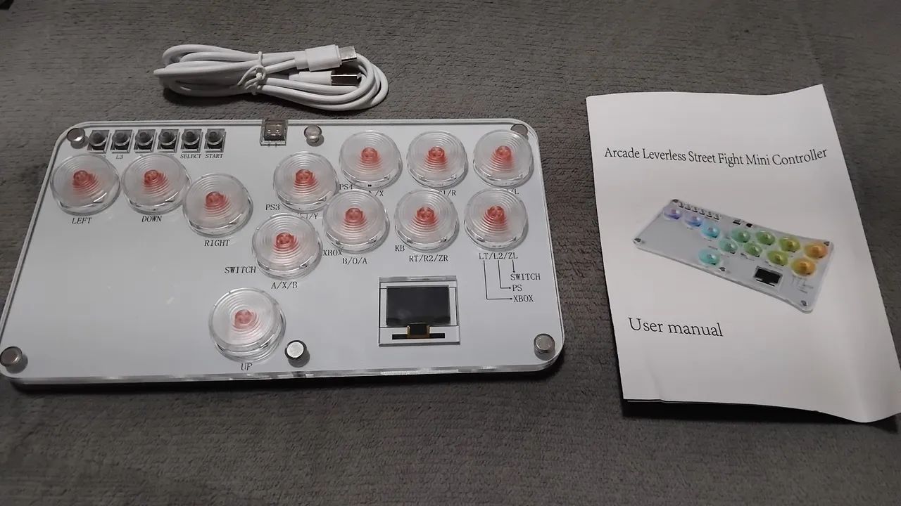 Controle Arcade Estilo Hitbox (PS3/PS4/PS5)