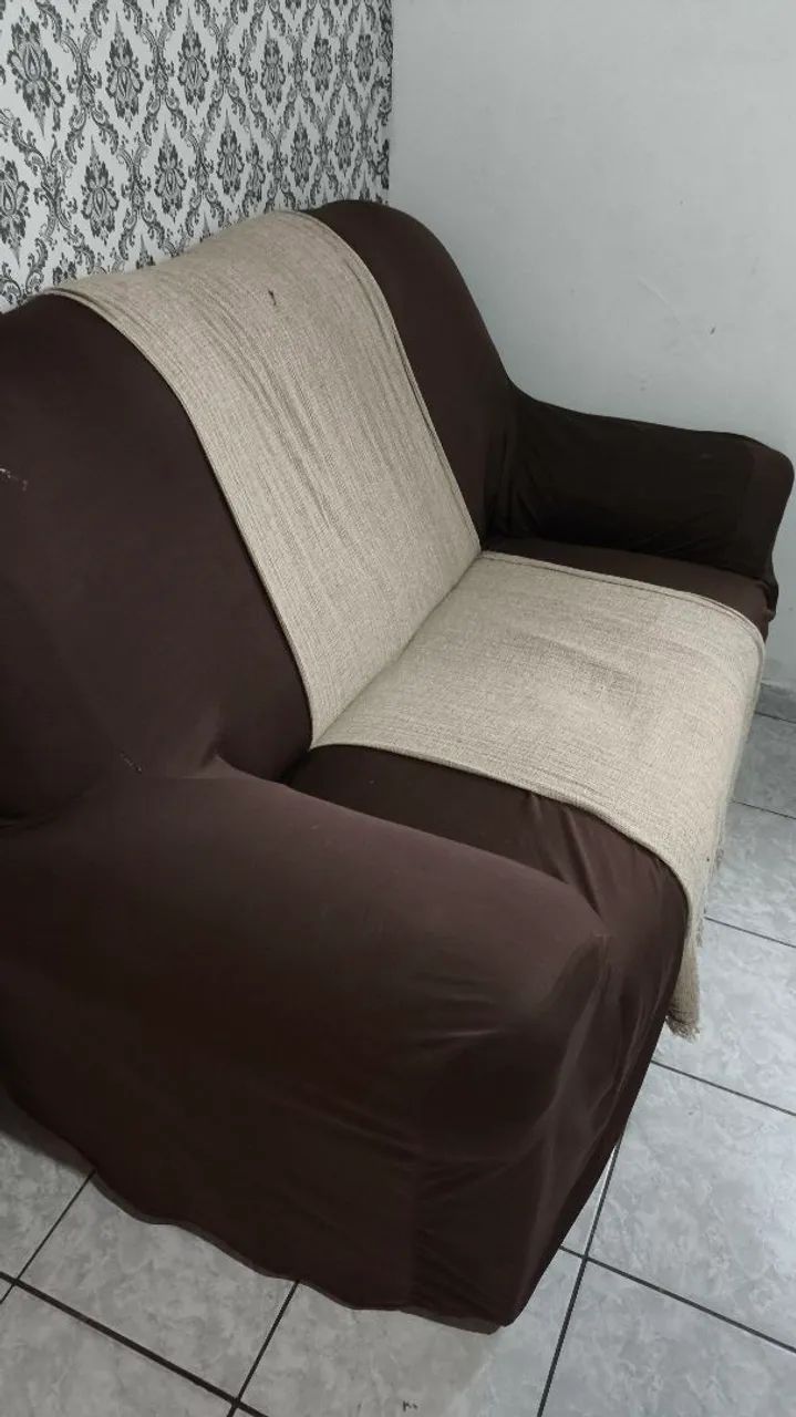 Vendo jogo de sofá 2 e 3 lugares  - Foto 4