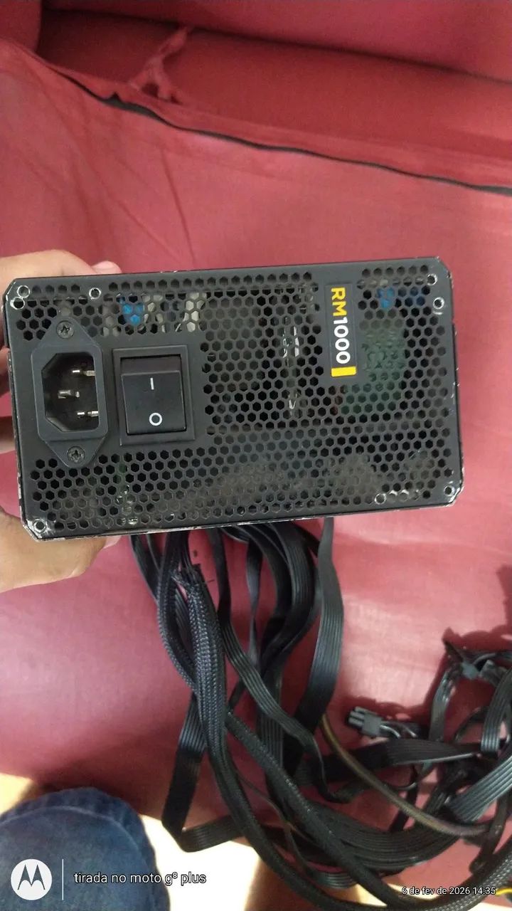 Fonte Corsair 1000watts usada "Leia anúncio" 