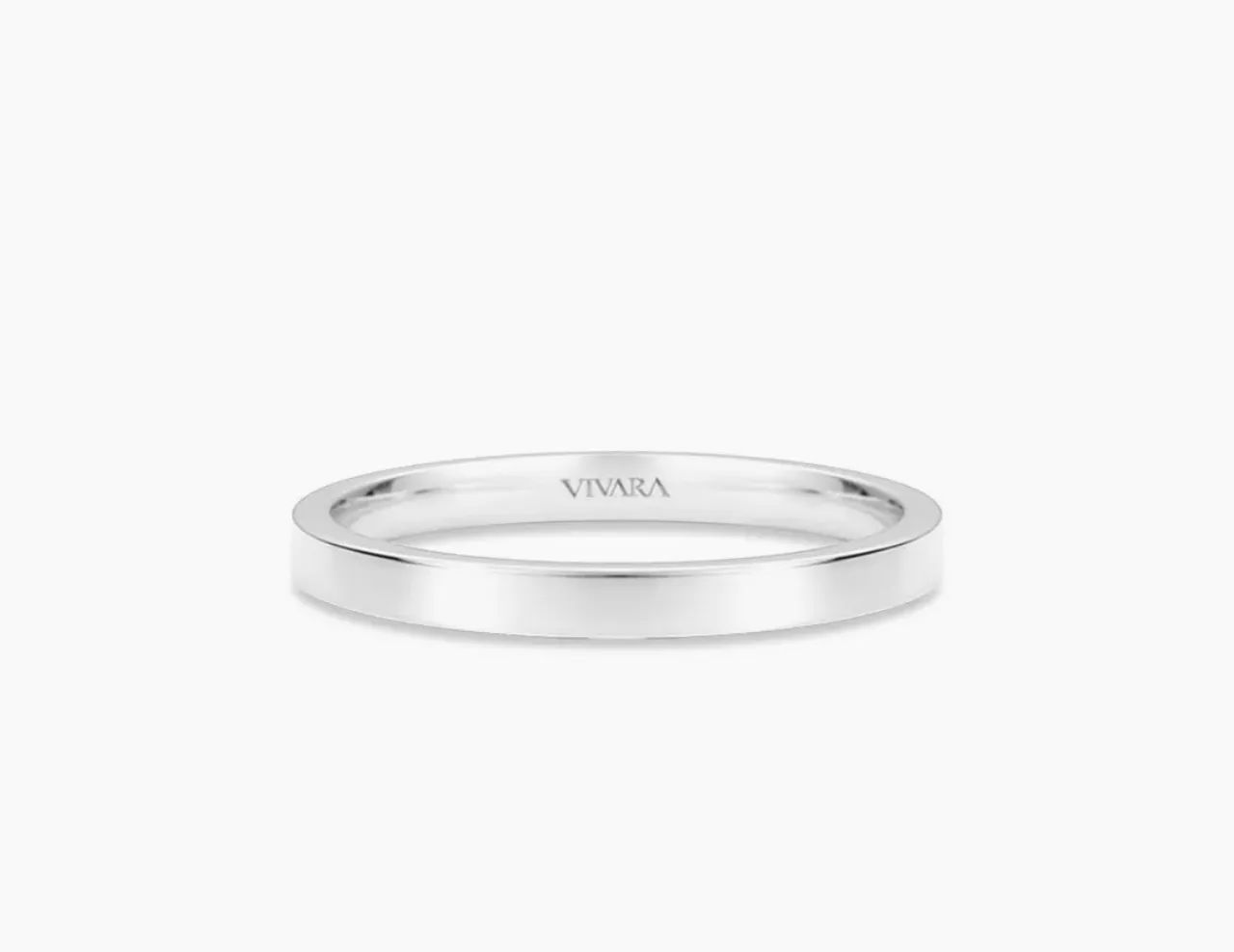 aliança vivara honeymoon em prata 925, 2mm