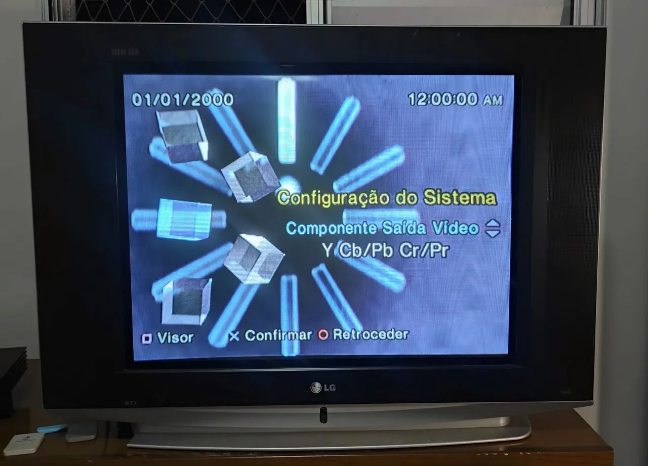 TV LG 29 CRT - Retro Gaming (PS1/PS2/Wii) + Componente | Imagem Top
