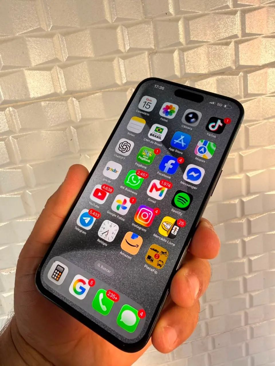 OPORTUNIDADE ÚNICA - IPHONE 15 PRO MAX 512GB  - Foto 5