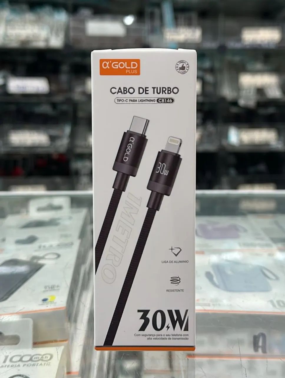 Cabo carregador para celular 