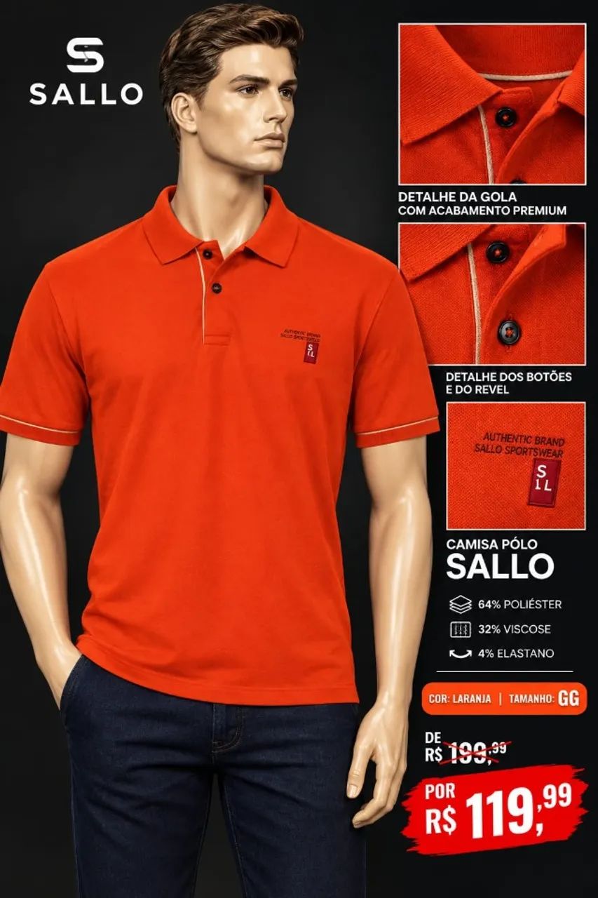 Camisa Pólo SALLO - Foto 2