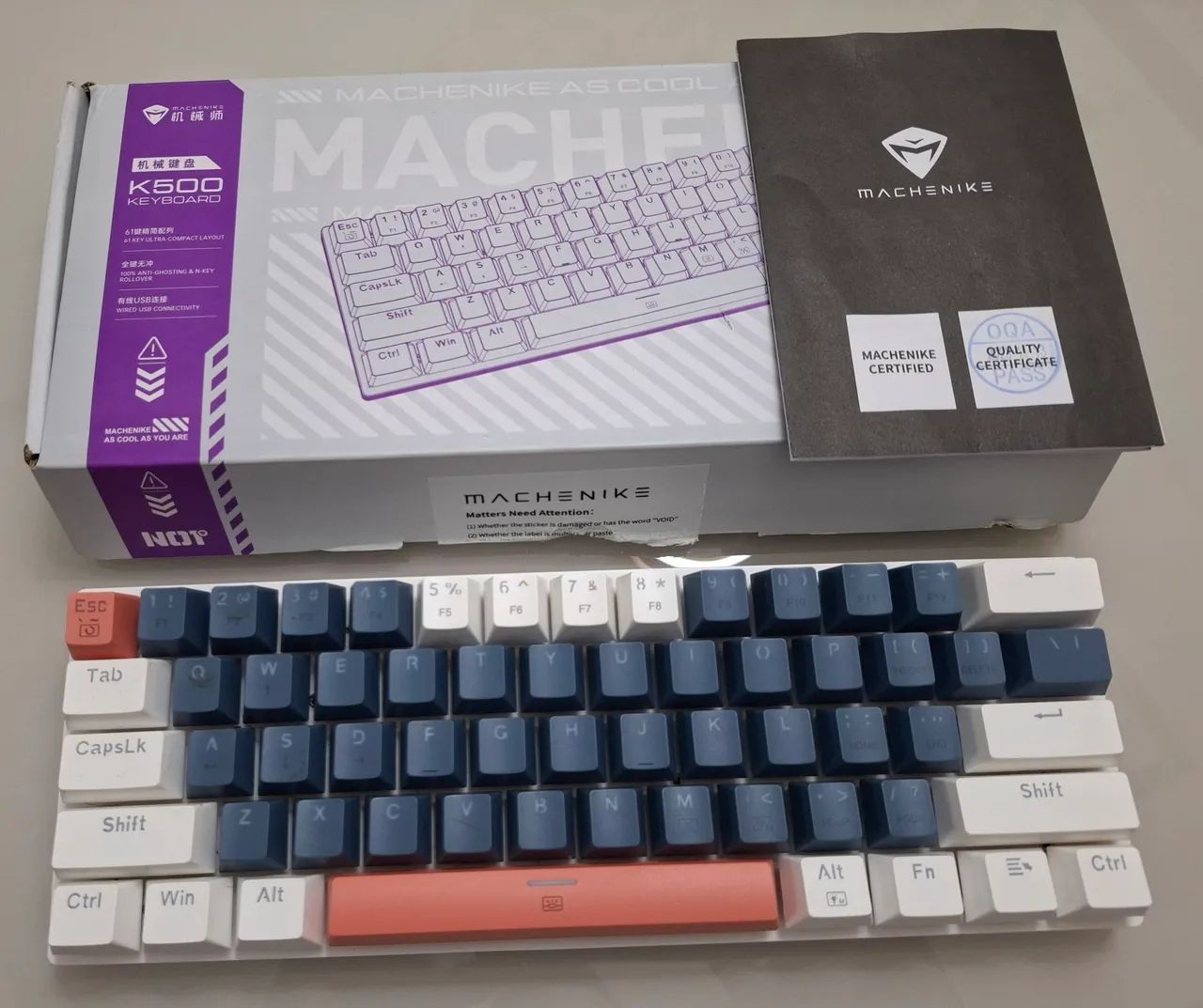 Teclado Mecânico Machenike K500 B61 - Foto 4