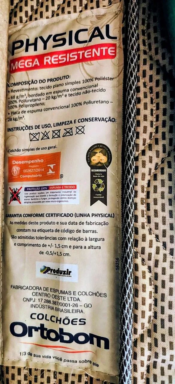 Cama casal tradicional com colchão Ortobom  - Foto 5