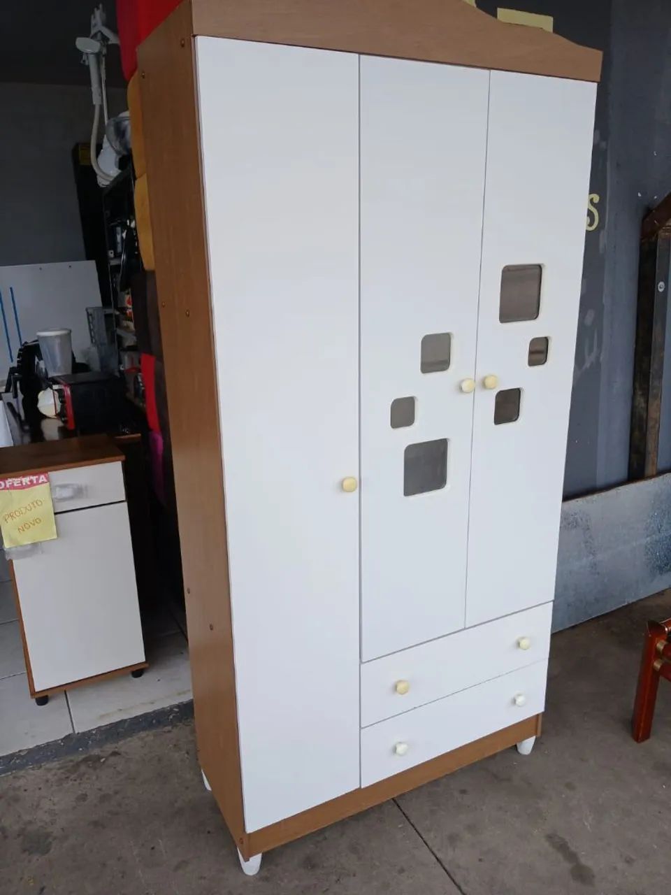 Guarda roupa infantil seminovo conservado  - Foto 2