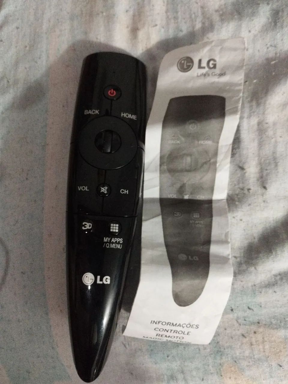 Controle LG, Magic modelo : AKB *