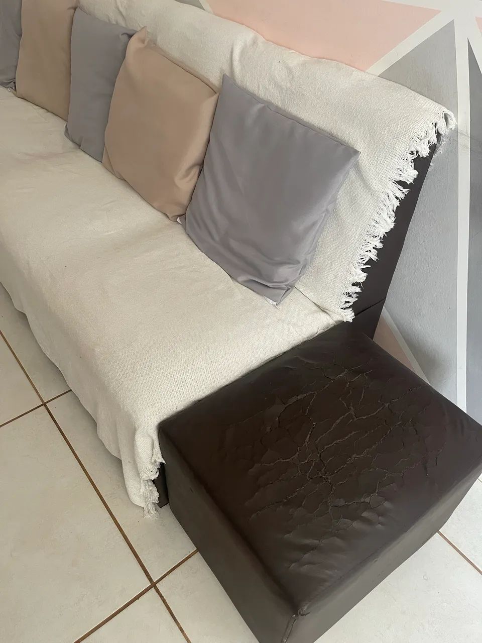 SOFÁ MODULAR 4 PARTES USADO - Foto 3