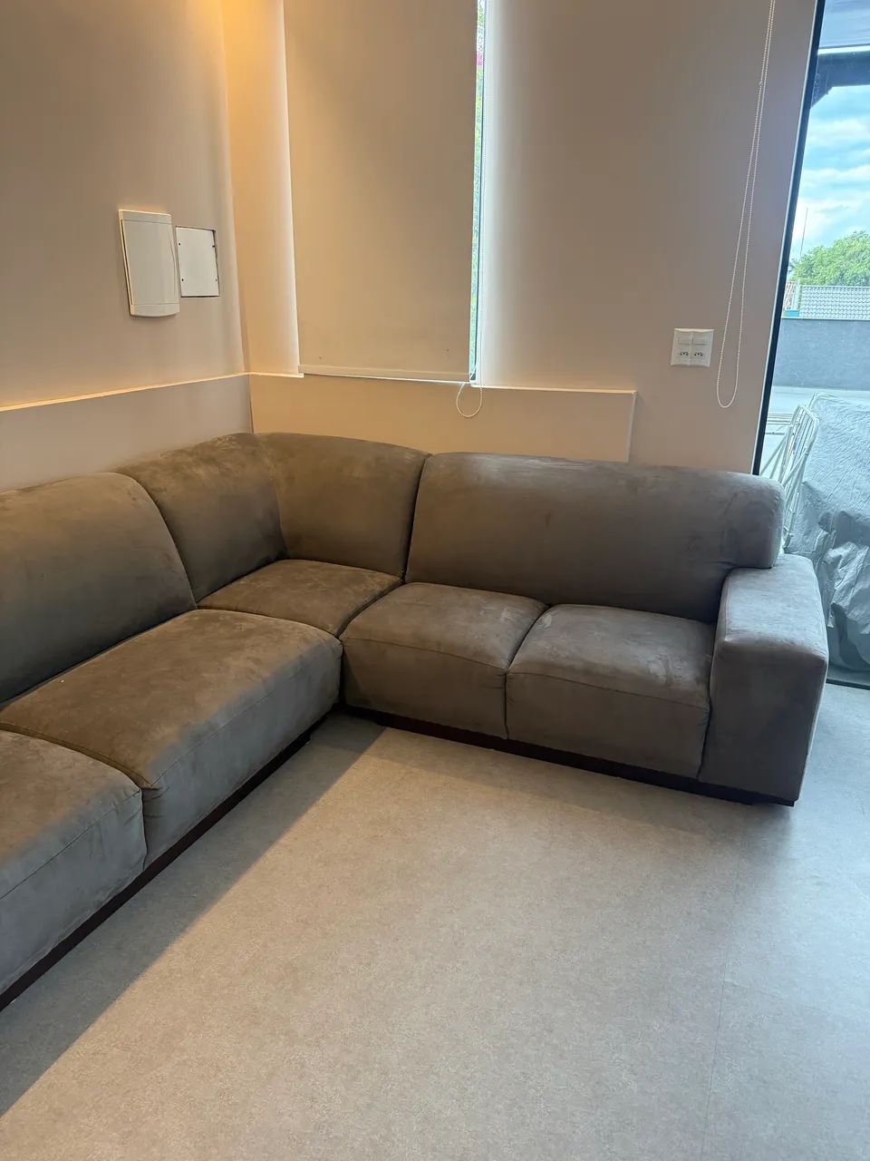 Sofá 6 lugares cinza - Foto 3