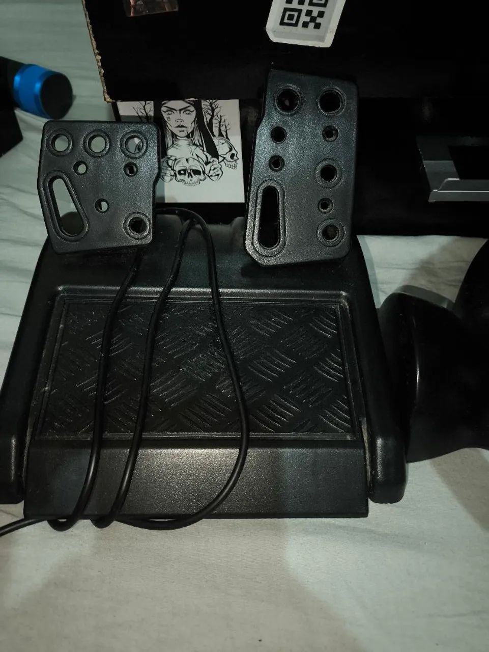 Volante Knup PC/PS3 com Pedais e Câmbio - Foto 4