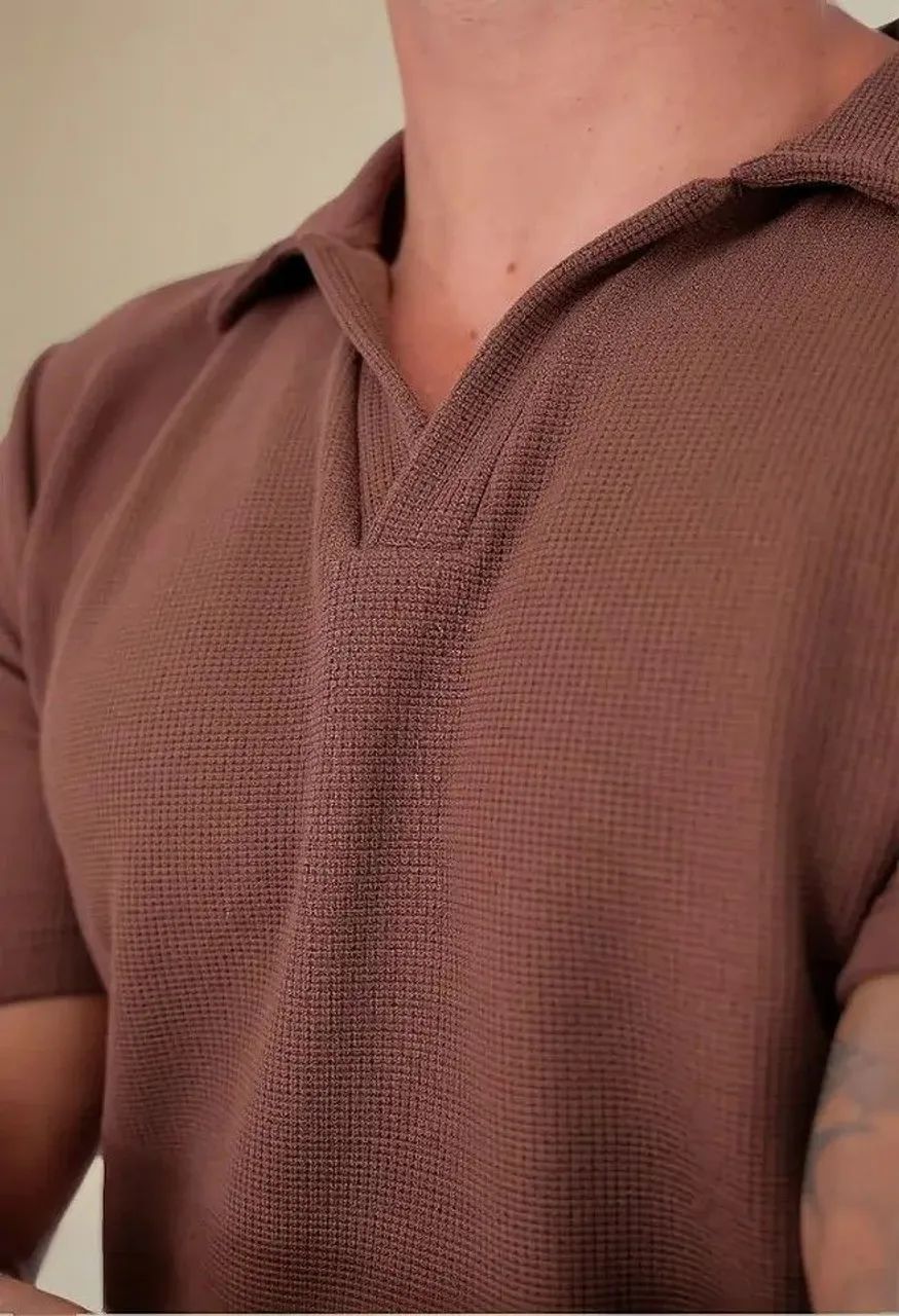 Camisa gola V - linha exclusiva