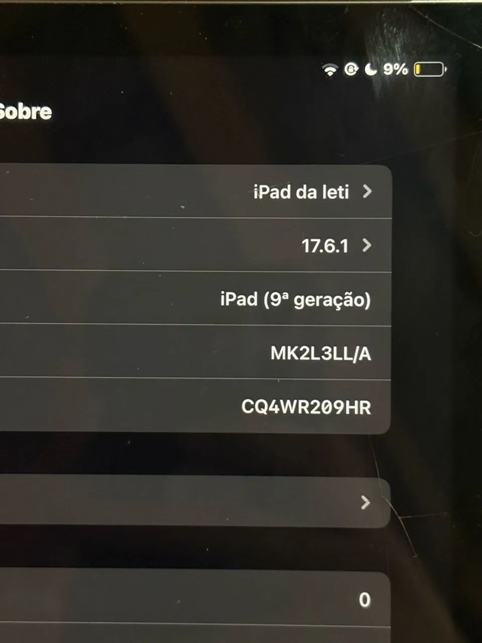 ipad 9 - tela trincada  - Foto 3