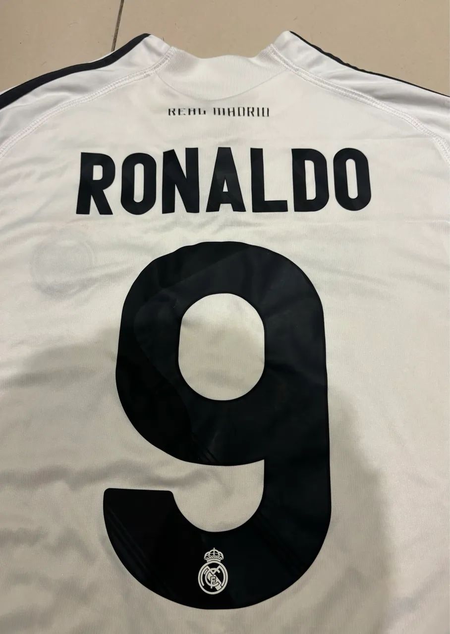 Camisa Real Madrid 2009, Primeira camisa usada por Cristiano Ronaldo  - Foto 2