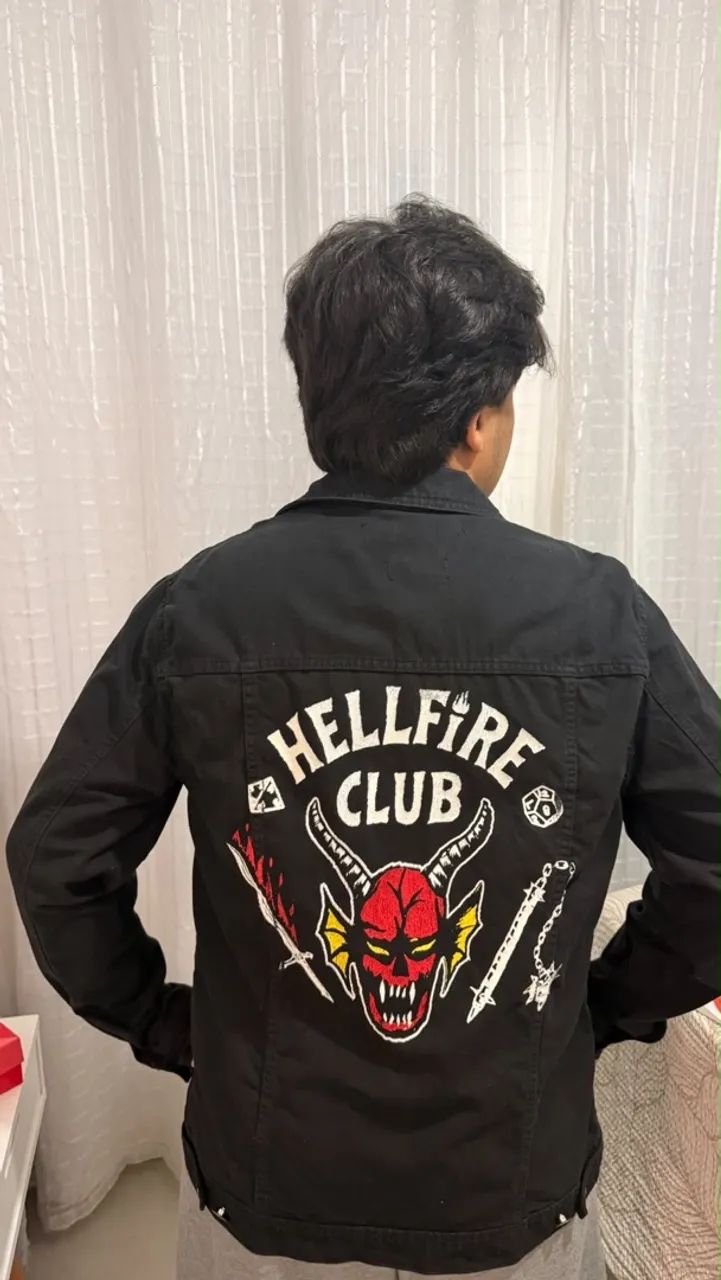 Jaqueta Hellfire Club Stranger things - Foto 2