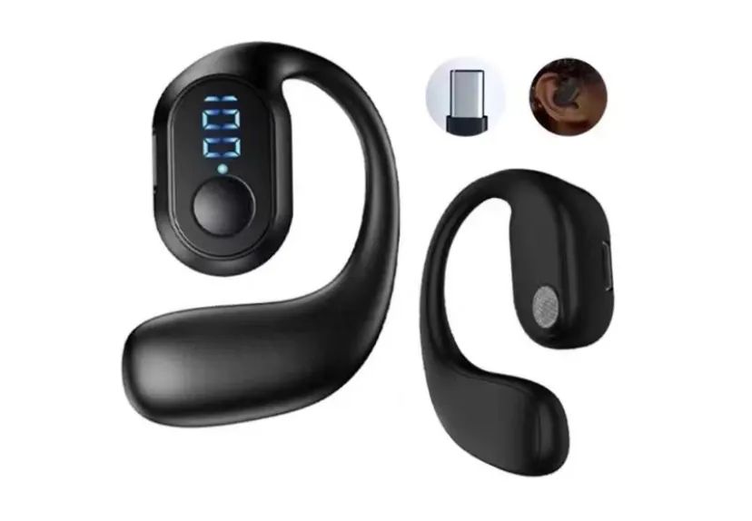 Fone de Ouvido Sem Fio Bluetooth 5.3- orelha lado esquerdo  - Foto 2
