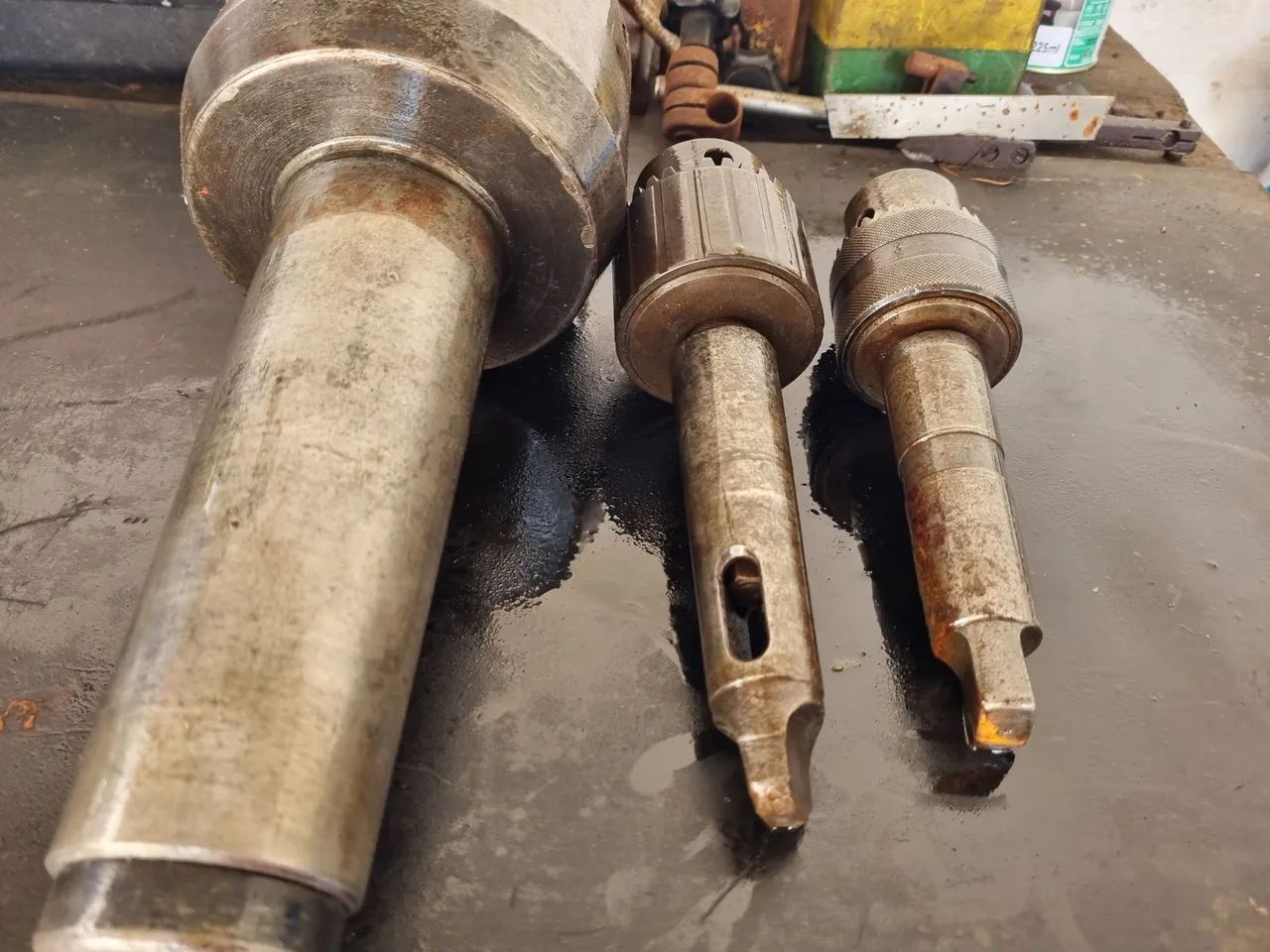 Kit 3 peças contra pto giratório/ mandril