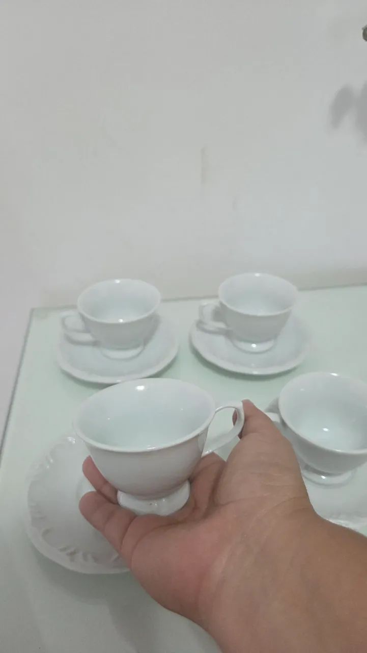Conjunto de 4 Pires e xícaras  - Foto 3