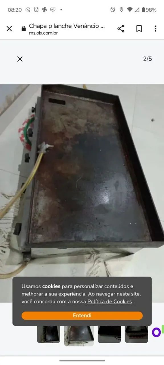 Chapa de hambúrguer 