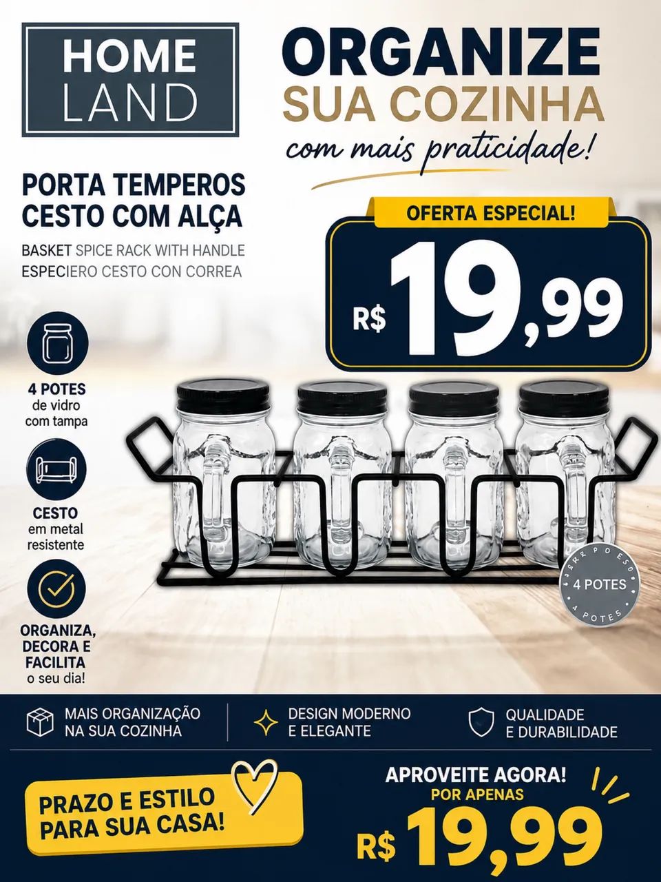 Porta tempero 