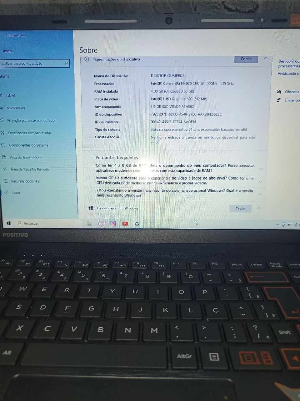 Notebook positivo Vision C15 - Foto 4